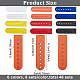 BENECREAT 48 Sets 6 Colors Plastic Snapback Strap Cover FIND-BC0003-51-2