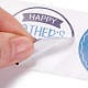 Papieraufkleber zum Thema Vatertag DIY-K038-03-4