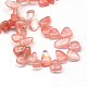 Cherry Quartz Glass Beads Strands G-R222-10-2