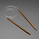 Резиновые провода бамбуковые круговой вязальные спицы TOOL-R056-7.0mm-02-1