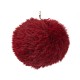 Handmade Faux Rabbit Fur Pom Pom Ball Covered Pendants X-WOVE-F020-A10-1