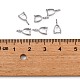 Grade AA Brass Ice Pick Pinch Bails for Pendant Making KK-M008-b-07P-NR-3