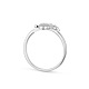 SHEGRACE Chic 925 Sterling Silver Micro Pave Zircon Finger Ring JR84A-3