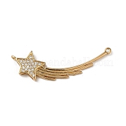Латунные микро проложить кубического циркония подвески KK-F865-13G