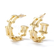 Серьги-кольца из латуни EJEW-A056-08G