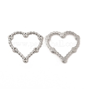 304 Stainless Steel Linking Ring Rhinestone Settings STAS-A070-27P