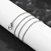 201 витая цепочка из нержавеющей стали NJEW-R023-09P