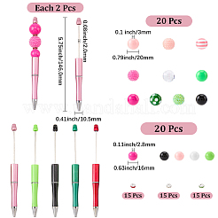 Kit fai da te per realizzare penne con perline&nbsp;DIY-BM0002-71