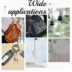 7 шт. подвеска в виде луны из натуральных и синтетических драгоценных камней&nbsp;PALLOY-FS00062