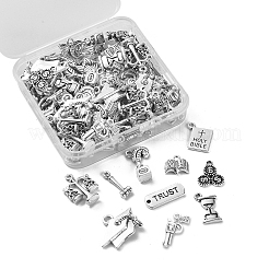 100 шт. 10 стильные подвески из сплава в тибетском стиле&nbsp;TIBEP-CJ0002-08