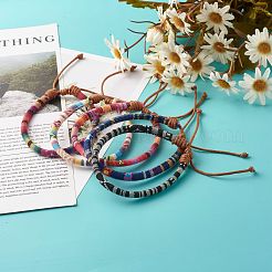 Ножной браслет с этническим шнуром для девочек и женщин AJEW-AN00449