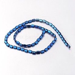 Electroplate non magnetici ematite sintetico fili di perline&nbsp;G-F300-01B-05