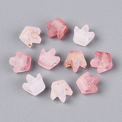 Матовые прозрачные акриловые бусины&nbsp;FACR-T009-01H