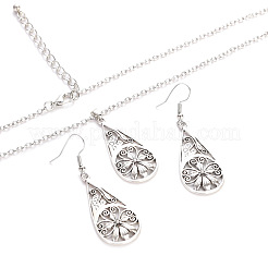 Collane con ciondolo in lega in stile bohémien e set di orecchini pendenti&nbsp;WG43411-09