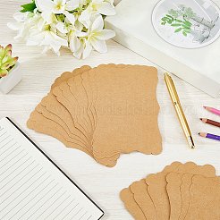 100 tarjeta de felicitación en blanco de papel para hacer tú mismo&nbsp;AJEW-CP0012-45