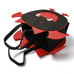 Фетровые мешочки для конфет на Хэллоуин с ручками из летучей мыши&nbsp;LS-HAWE-K001-01F