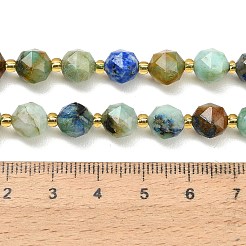 Natürliche Chrysokolla und Lapislazuli Perlen&nbsp;GG-CBA3921-B07-8mm