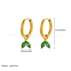 Серьги-кольца из нержавеющей стали 304&nbsp;AY4063-1