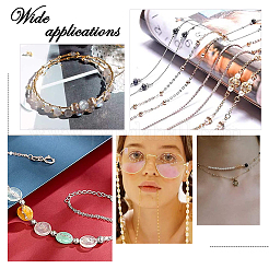 200 шт. круглые бусины из нержавеющей стали 304 с вакуумным покрытием PVD&nbsp;STAS-UN0029-49