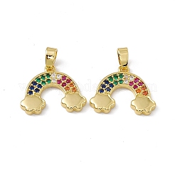 Латунные подвески из микро-паве&nbsp;KK-E068-VC065