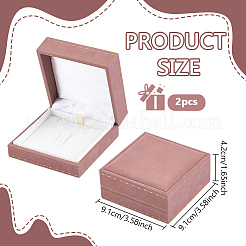 Samtbroschen-Paketboxen&nbsp;CON-WH0086-233B