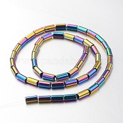 Electroplate non magnetici ematite sintetico fili di perline&nbsp;G-F300-37C-02