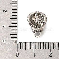 Стойки обшивки латунь микро проложить Циркон подвеску&nbsp;KK-M079-10P