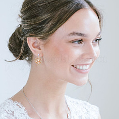 6 шт. 6 стиля латунные подвески с цирконием&nbsp;KK-AR0003-83