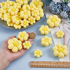 36 шт. 3 аксессуара для украшения из пряжи «Подсолнух»&nbsp;DIY-NB0014-87A