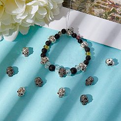 Perline in lega stile tibetano&nbsp;PALLOY-GA0001-04