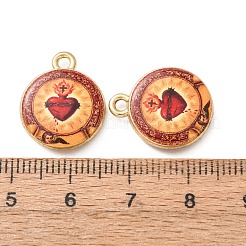 Anhänger aus Legierung mit Aufdruck&nbsp;AL-CBA7256-18B-G