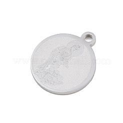 Colgantes budistas de acero inoxidable 304&nbsp;SA-CBAE30B-02A-P