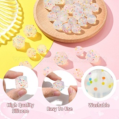 Силиконовые бусины&nbsp;SIL-YW0001-52A