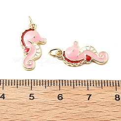 Латунь эмаль подвески&nbsp;KK-L237-027G-01