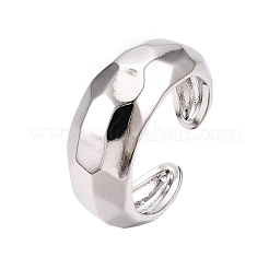 Латунные открытые манжеты для женщин&nbsp;RJEW-D016-08P