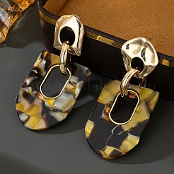 Серьги-гвоздики из сплава и акрила&nbsp;FS-WGB9194-06