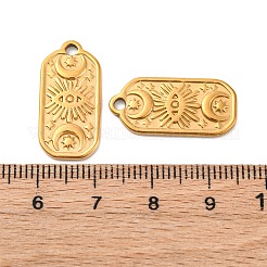 Ionenplattierung (IP) 304 Edelstahlanhänger&nbsp;STAS-E182-10G