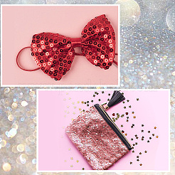 2 рулон 2-х цветных пластиковых бусин с пайетками&nbsp;FIND-CY0001-12A