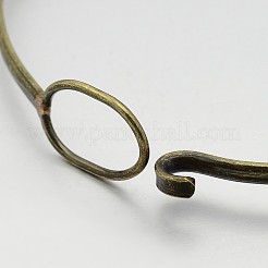 Accessoire de bricolage de bracelet en laiton&nbsp;X-BJEW-B133-01AB-NF