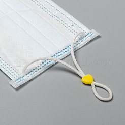 Herz PVC Kunststoff Kabelschloss für Mundabdeckung&nbsp;KY-D013-04C