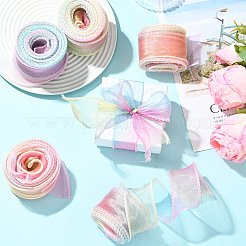 Ruban d'organza polyester&nbsp;SRIB-FZC0001-001A