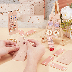 Серьги и ожерелье из искусственной кожи&nbsp;EDIS-OC0001-05