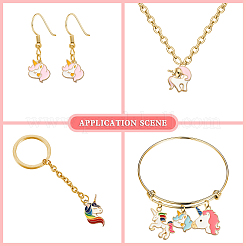 60шт 10 стиля подвески из сплава с эмалью&nbsp;ENAM-CJ0002-69