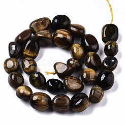 Fili di perline di occhio di tigre naturale&nbsp;G-S364-060
