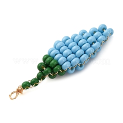 3 шт. подвески из двухцветного стеклянного бисера в виде перца&nbsp;PALLOY-MZ00788