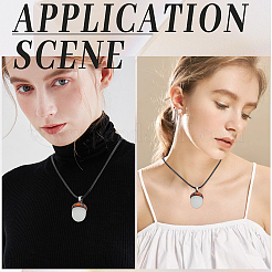 Набор для самостоятельного изготовления ожерелья-медальона из желудей&nbsp;WOOD-SC0001-60