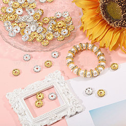 200 шт. 2-х цветные бусины-разделители из сплава&nbsp;FIND-CA0011-29