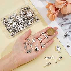 120шт 12 стиля подвески из сплава в тибетском стиле&nbsp;FIND-DC0004-22