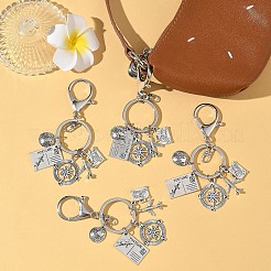 5 шт. дорожный брелок из сплава&nbsp;KEYC-YW00244
