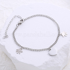 Минималистичные браслеты с подвесками из нержавеющей стали&nbsp;UF7886